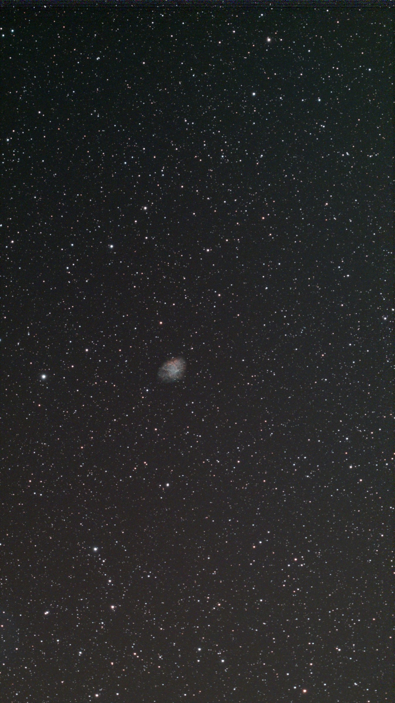 Mgławica Kraba (M1) sfotografowana teleskopem Seestar S50 Pro
